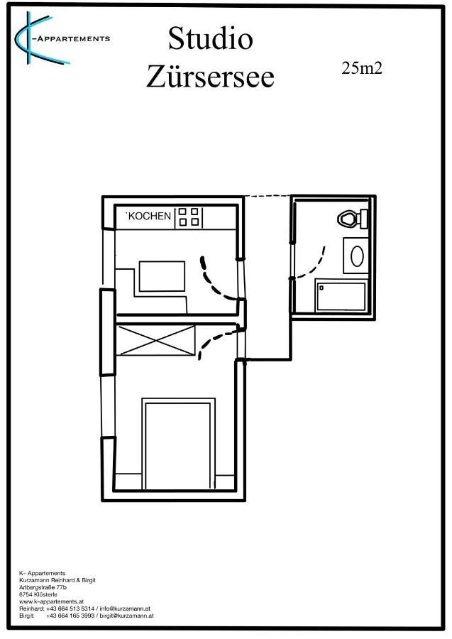 K-Appartements Klosterle Kültér fotó