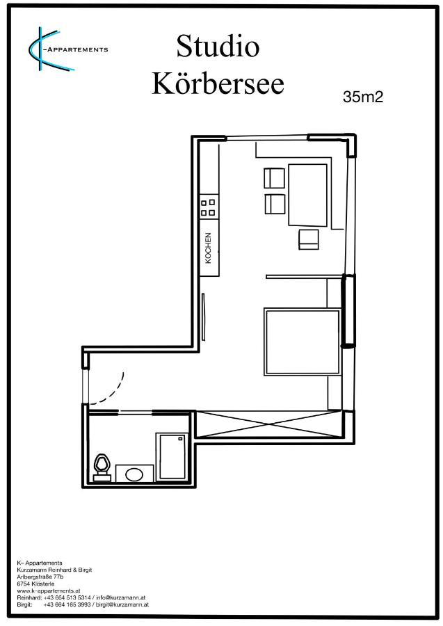 K-Appartements Klosterle Kültér fotó